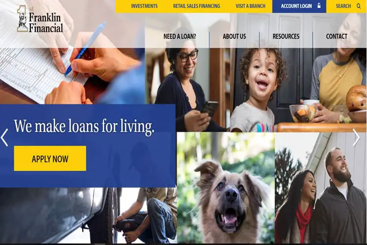 franklin financial loan website